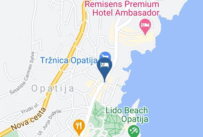 Opatija - Hotel Gardenija Maps