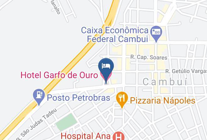 Cambui - Hotel Garfo De Ouro Maps