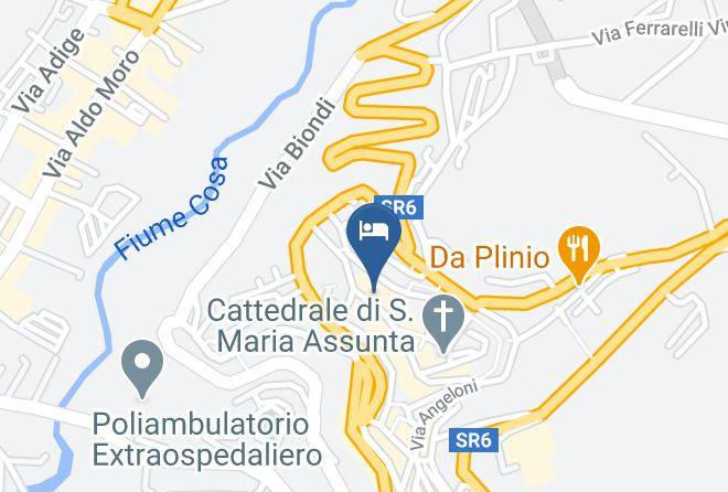 Frosinone - Hotel Ristorante Garibaldi Maps