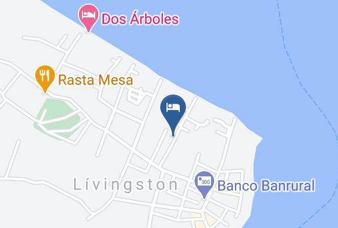 Livingston - Hotel Garifuna Maps