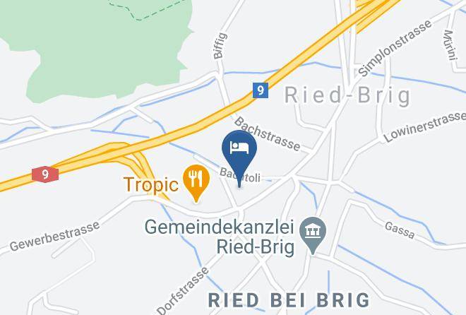 Brig - Hotel Garni A Steiner Maps