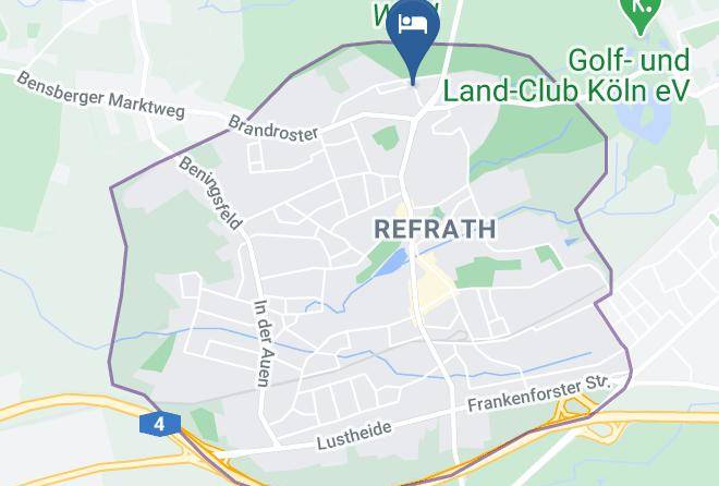 Rheinisch Bergischer Kreis - Hotel Garni Alt Refrath Maps