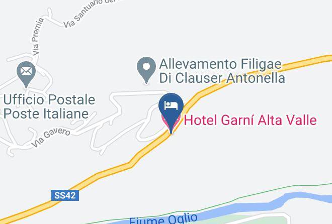 Hotel Garni Alta Valle Map