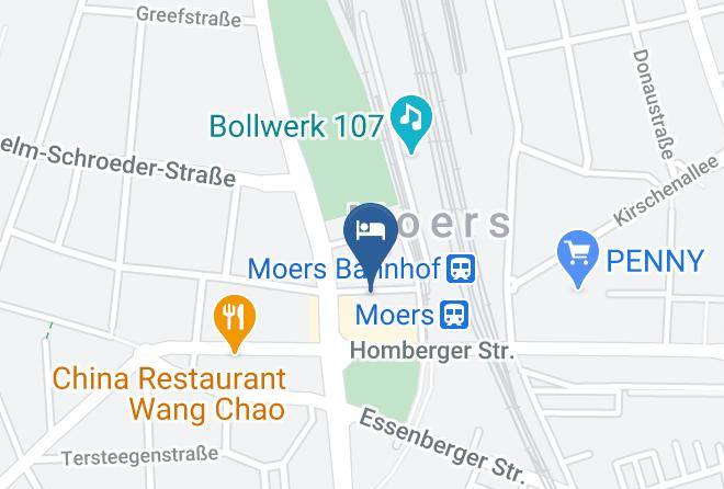 Wesel - Hotel Garni Am Bahnhof In Moers Maps