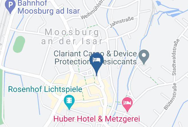 Freising - Hotel Garni Am Kastulus Munster Maps