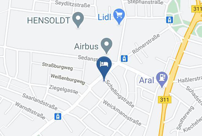 Ulm - Hotel Garni Am Romerplatz Maps