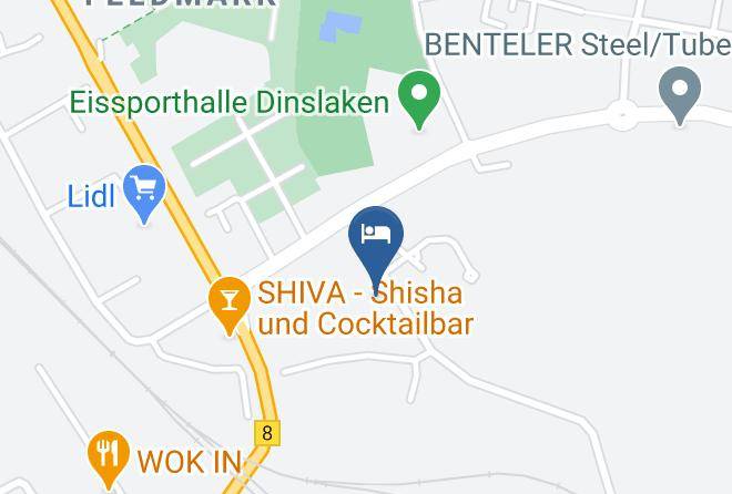 Wesel - Hotel Garni An Der Eissporthalle Maps