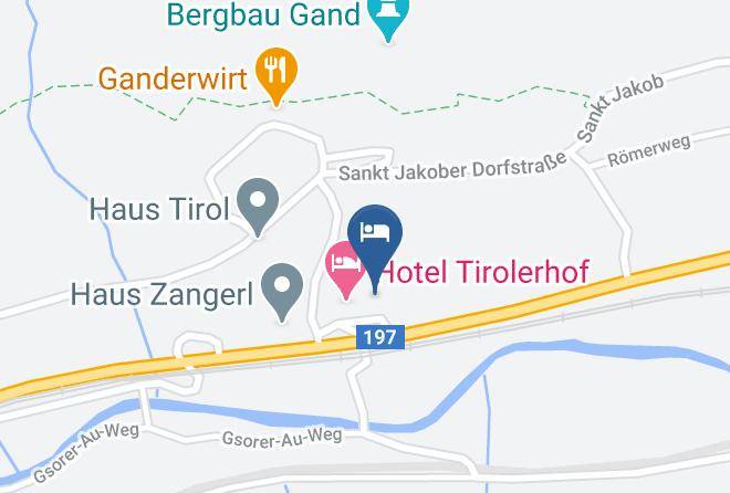 Landeck - Hotel Garni Auhof Maps