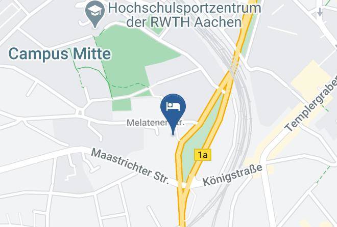 Aachen - Hotel Garni Baccara Maps