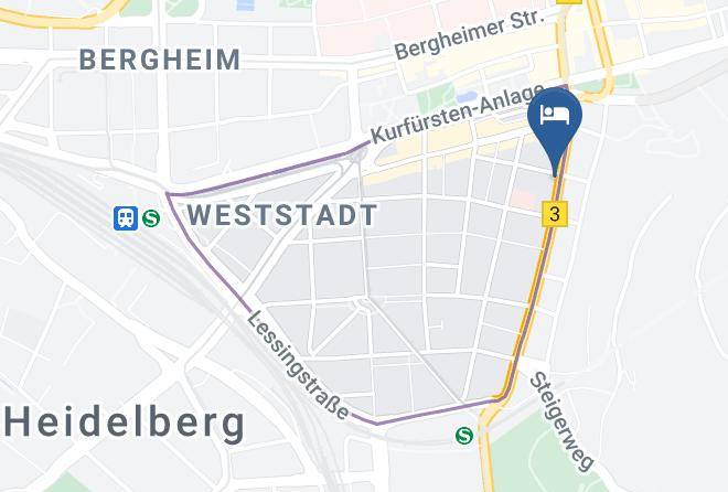Heidelberg - Hotel Garni Ballmann Maps