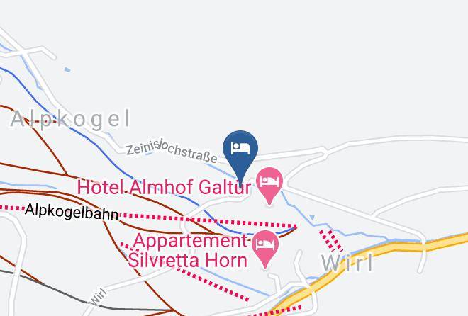 Landeck - Hotel Garni Birkhahn Maps