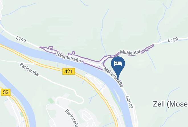 Cochem Zell - Hotel Garni Cafe Im Hamm Maps