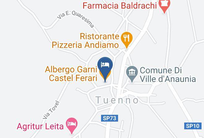 Trento - Albergo Garni Castel Ferari Maps