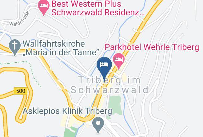 Schwarzwald Baar Kreis - Hotel Garni Central Maps