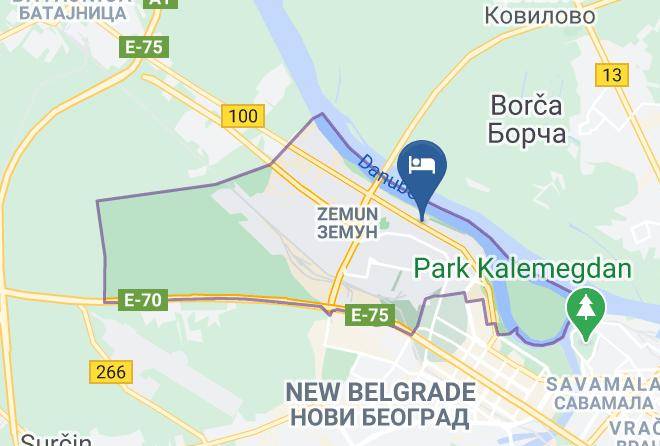 Belgrade City - Hotel Garni City Code Vizura Maps