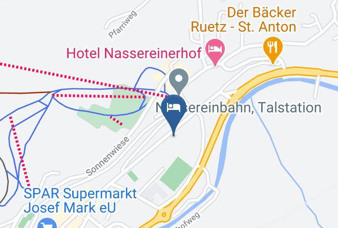 Landeck - Hotel Garni Dr Otto Murr Maps