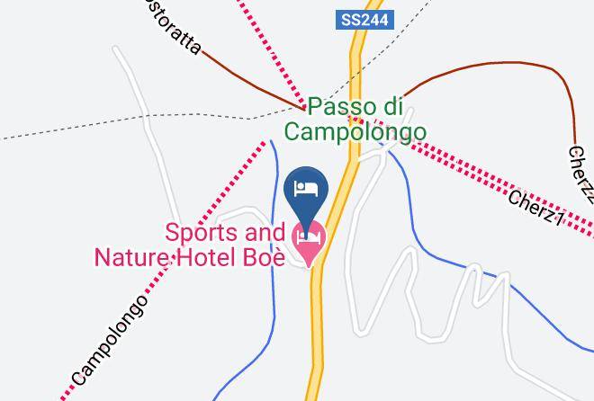 Belluno - Hotel Garni Elisir Maps