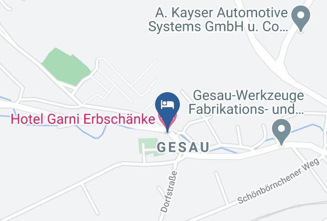 Zwickau - Hotel Garni Erbschanke Maps