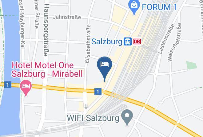 Salzburg - Hotel Garni Evido Maps