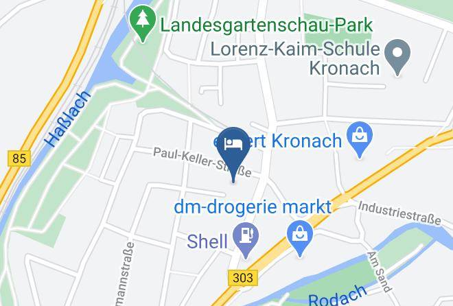 Kronach - Hotel Garni Forsterhof Maps