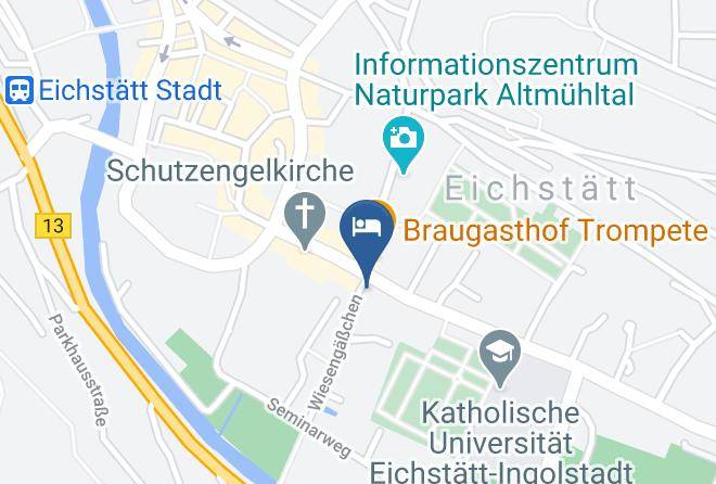 Eichstatt - Hotel Garni Fuchs Maps