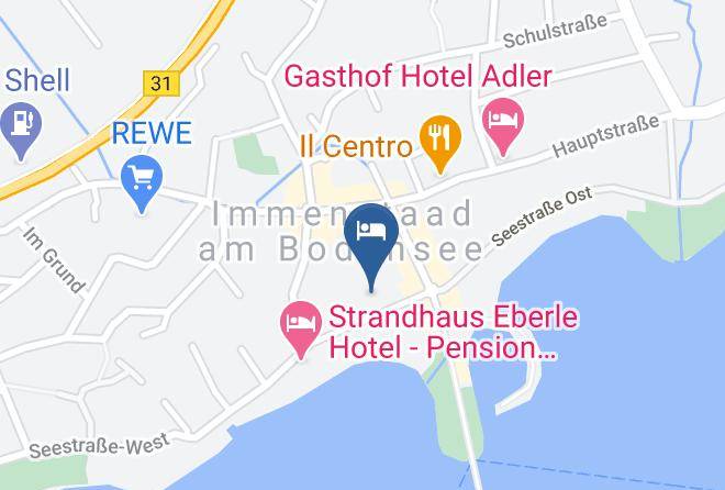 Hotel Garni Gastehaus Merk Map