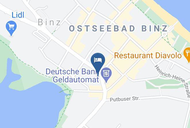 Vorpommern Rugen - Hotel Garni Getreuer Eckart Maps