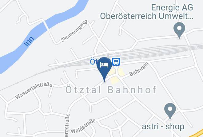 Imst - Hotel Garni Gletschertor Otztal Bahnhof Area 47 Maps