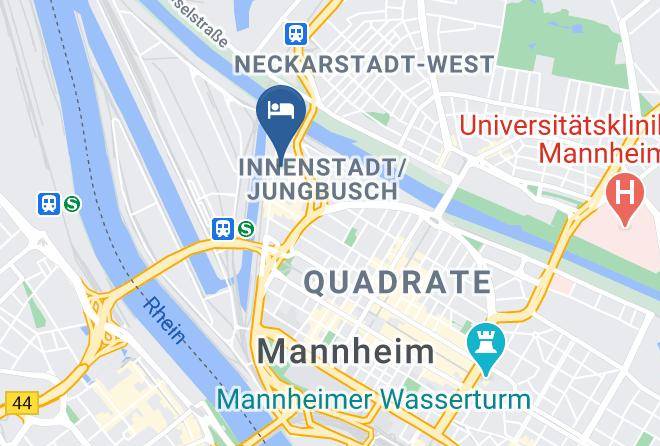 Mannheim - Hotel Garni Haase Maps