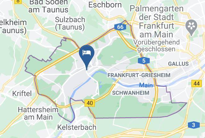 Frankfurt Am Main - Hotel Garni Haus Barz Maps