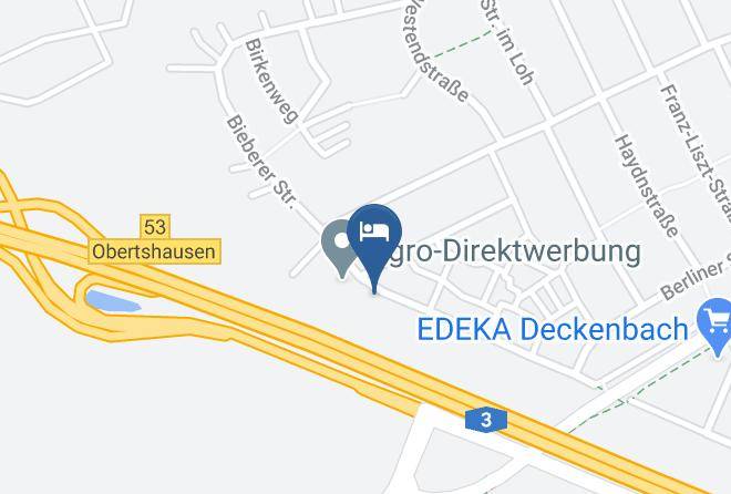 Offenbach - Hotel Garni Haus Dornheim Maps
