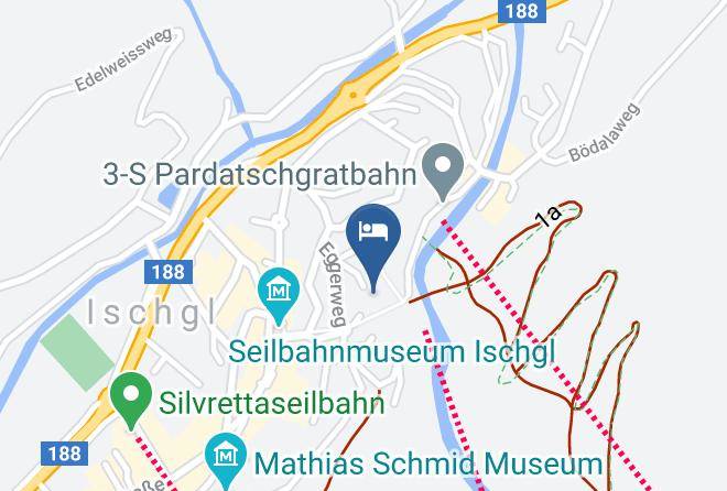 Landeck - Hotel Garni Haus Fimba Maps