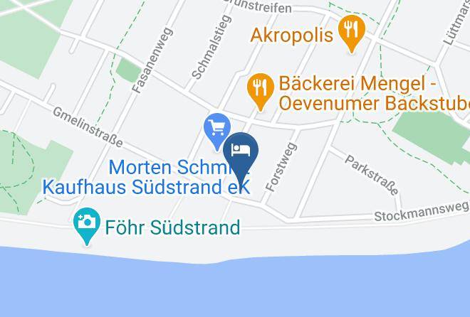 Nordfriesland - Hotel Garni Haus Jensen Maps