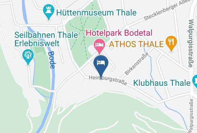 Harz - Hotel Garni Haus Sonneneck Thale Maps