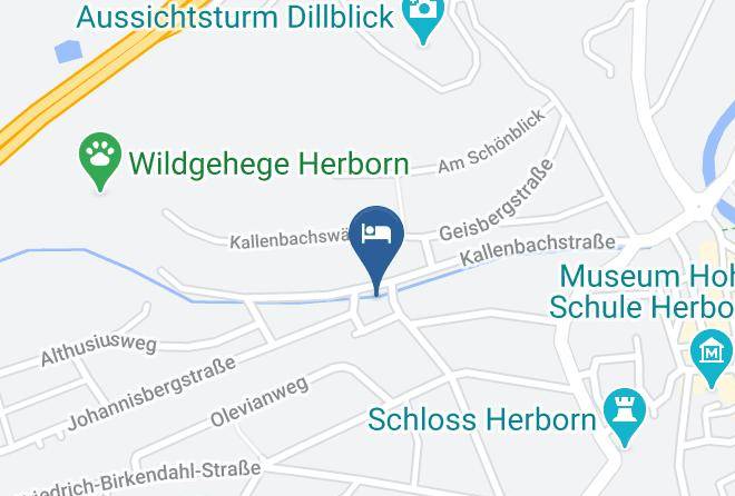 Lahn Dill Kreis - Hotel Garni Herborn Maps