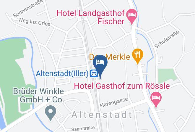 Hotel Garni Illertal Map