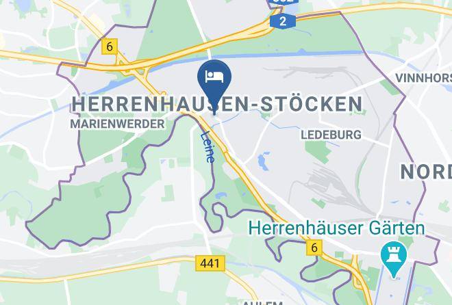 Stadt Hannover - Hotel Garni Klappenburg Maps