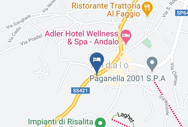 Trento - Hotel Garni La Roccia Maps