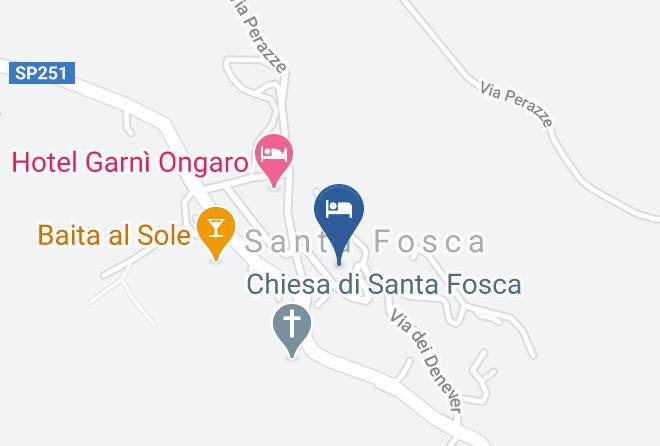 Belluno - Hotel Garni La Stua Maps