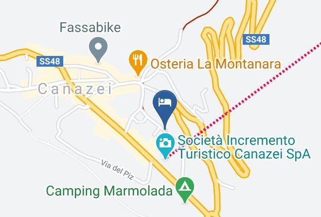 Trento - Hotel Garni La Zondra Maps