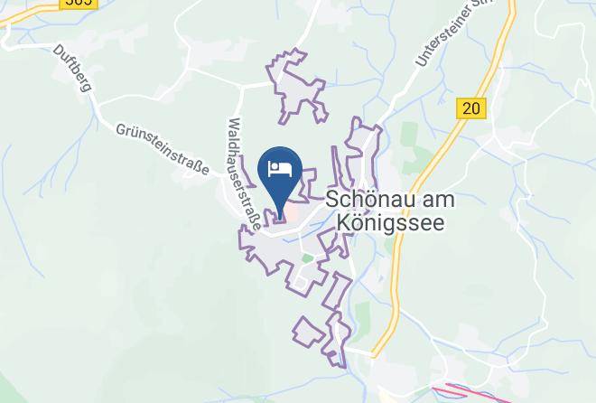 Berchtesgadener Land - Hotel Garni Landhaus Sonnenstern Maps