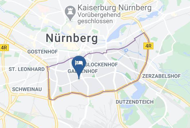 Nuremberg - Hotel Garni Luga Maps