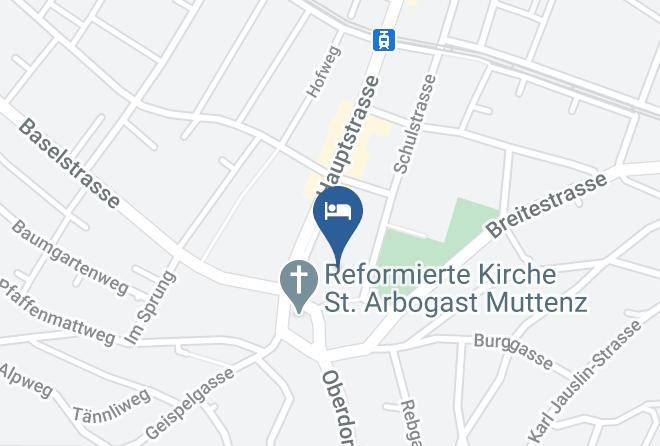 Arlesheim - Hotel Garni Mittenza Maps
