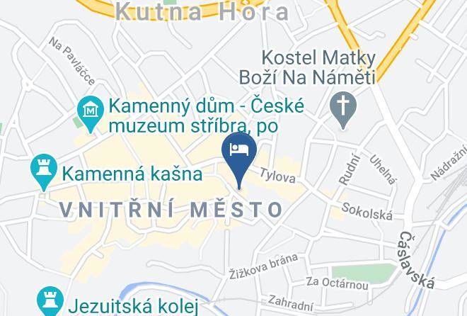 Kutna Hora - Hotel Garni Na Havlicku Maps