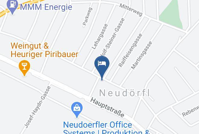 Mattersburg - Hotel Garni Neudorfl Maps