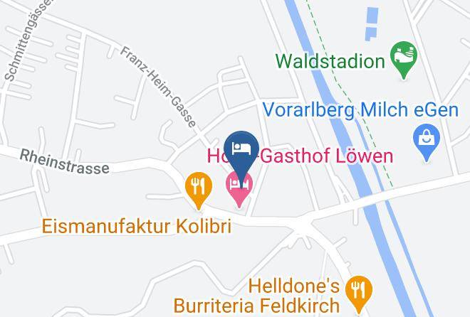 Feldkirch - Hotel Garni Noval Maps