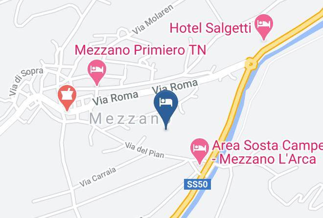 Trento - Hotel Garni Paradisi Maps