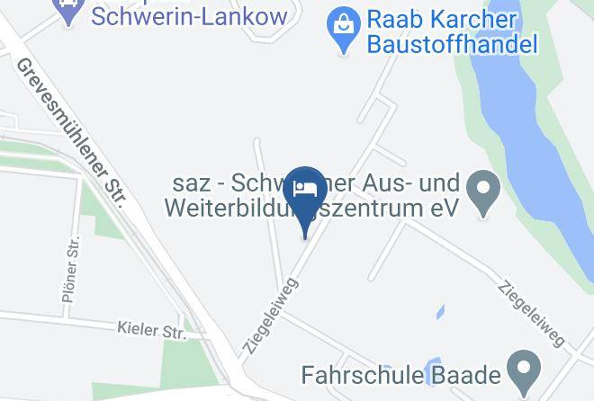 Schwerin - Hotel Garni Pension Schwerin Unterkunft Maps