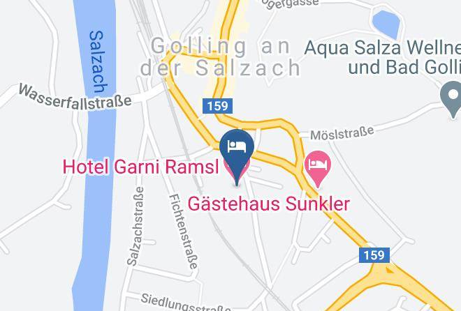 Hallein - Hotel Garni Ramsl Maps