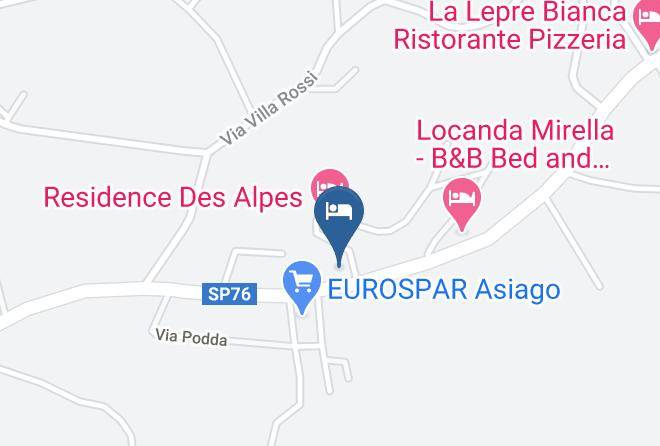Vicenza - Albergo Garni Rendola Maps